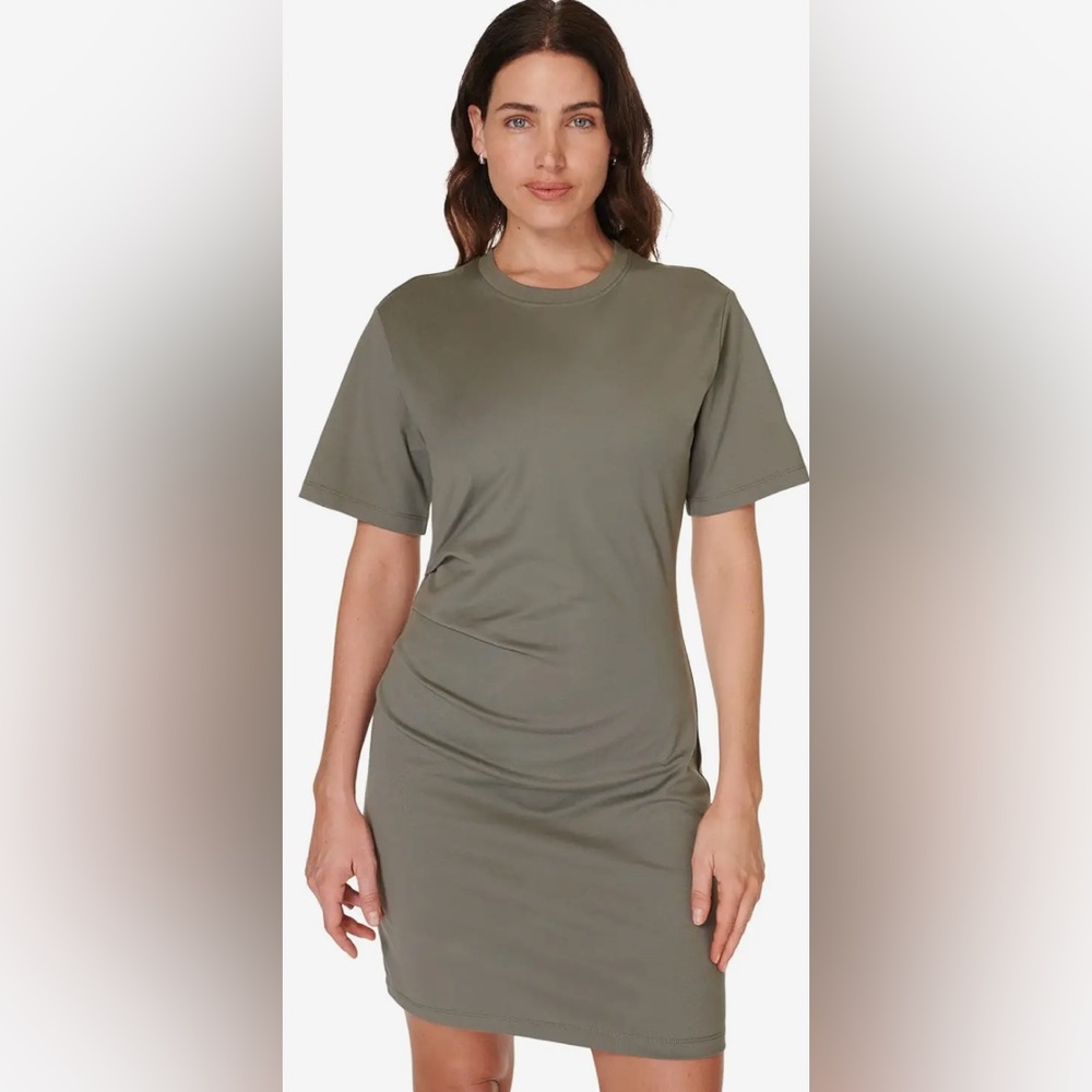 Sweaty Betty Easy Ruched T-Shirt Dress
